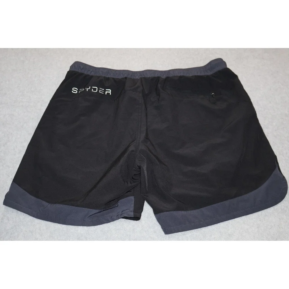 Spyder Swim Trunks Mens XL Black Board Shorts Activewear 7
